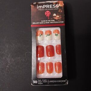 Halloween Pumpkin Nail Press on